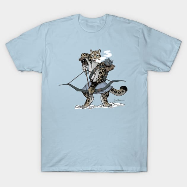 Sno-Leppard T-Shirt by MTadena81